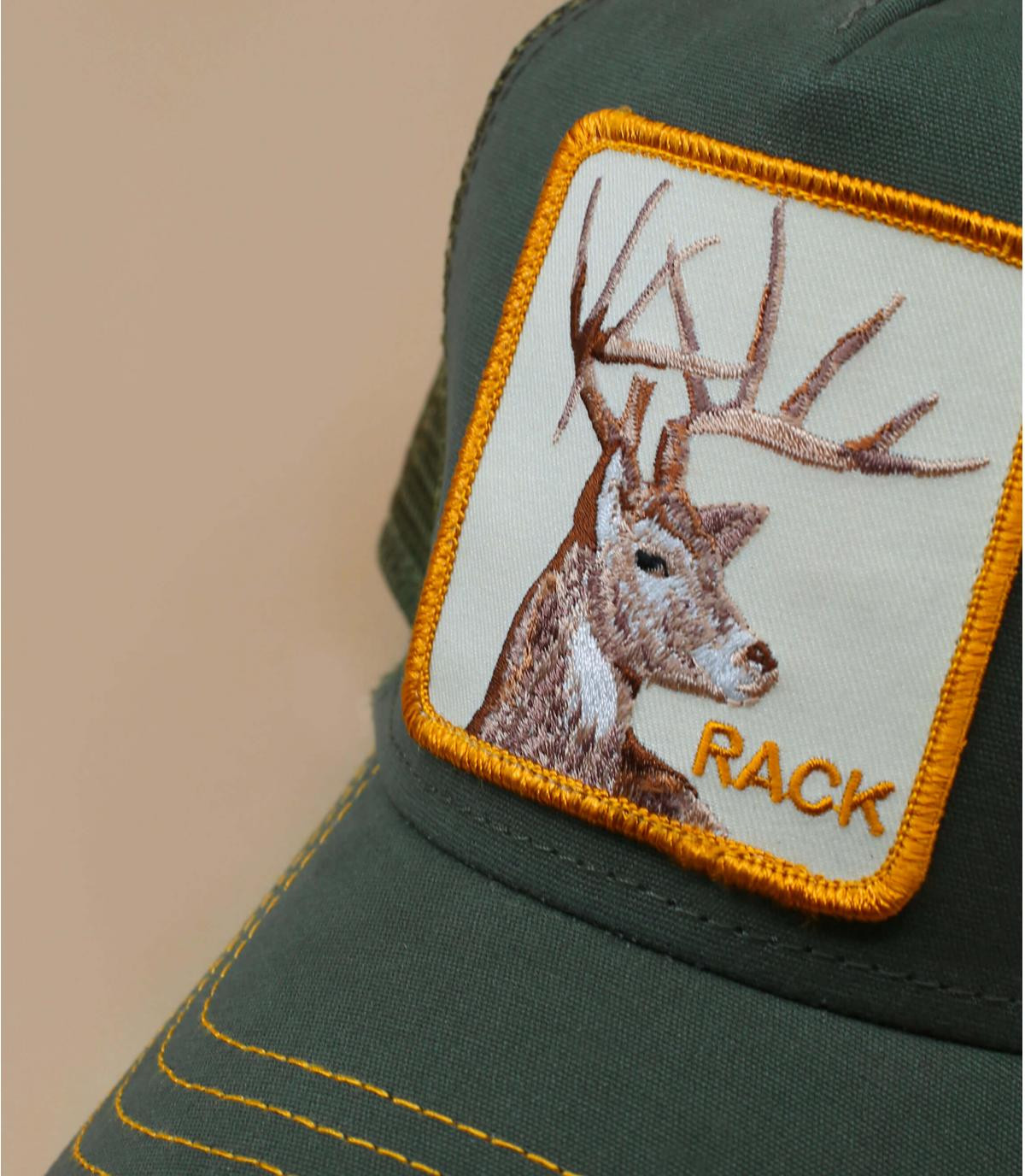 green reindeer trucker